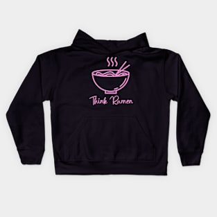 Think ramen ramyun ramyeon. Pasta Noodle lovers Kids Hoodie